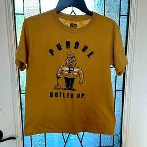 Purdue Boiler Up old Gold color youth large tee * $6.49shipping*
